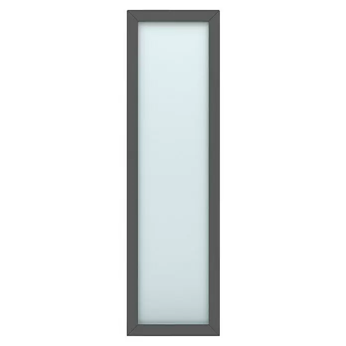 Gerda Seitenteil Thermo Prime - 60 x 210 cm, Anthrazitgrau, Sandgestrahlt - Vorderansicht
