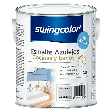 swingcolor  Esmalte para azulejos Cocinas y baños