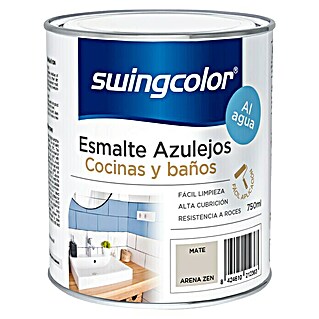 swingcolor Esmalte para azulejos Cocinas y baños (Arena zen, 750 ml, Mate)