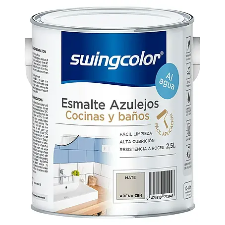 swingcolor  Esmalte para azulejos Cocinas y baños