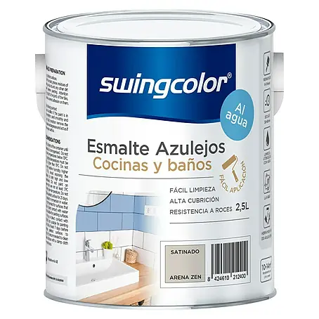 swingcolor  Esmalte para azulejos Cocinas y baños