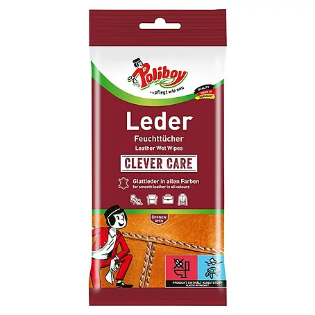 Poliboy  Feuchttücher Leder