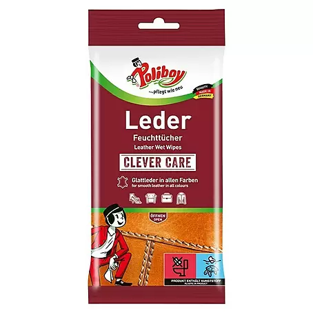 Poliboy  Feuchttücher Leder