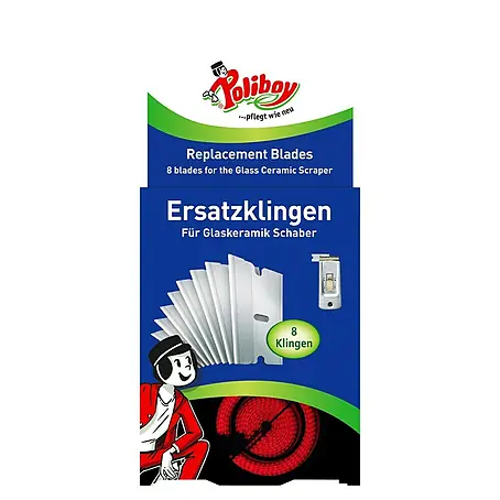 Poliboy  Ersatzklingen für Glaskeramikschaber