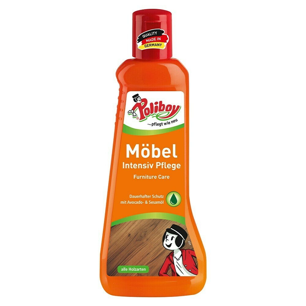 Poliboy Holz-Pflegemittel – Gegen Kratzer, Dunkelgrau, 100 Ml, Reinigt & Verdeckt Schäden