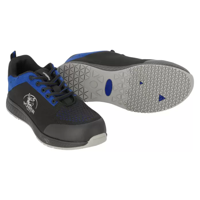 Sicherheitshalbschuh Nicky - 45, Schutzklasse nach EN ISO 20345: S1P, Schwarz, Blau