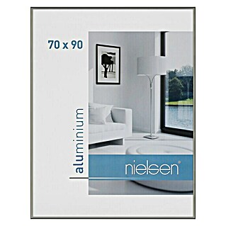 Nielsen Bilderrahmen Classic (Contrastgrau, 70 x 90 cm, Aluminium)