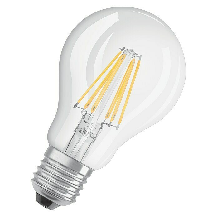 Osram Bombilla LED Classic A (2 uds., 7 W, E27, Claro, Blanco cálido)