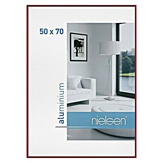 Nielsen Bilderrahmen Pixel (50 x 70 cm, Tornadorot, 50 x 70 cm, Glas)