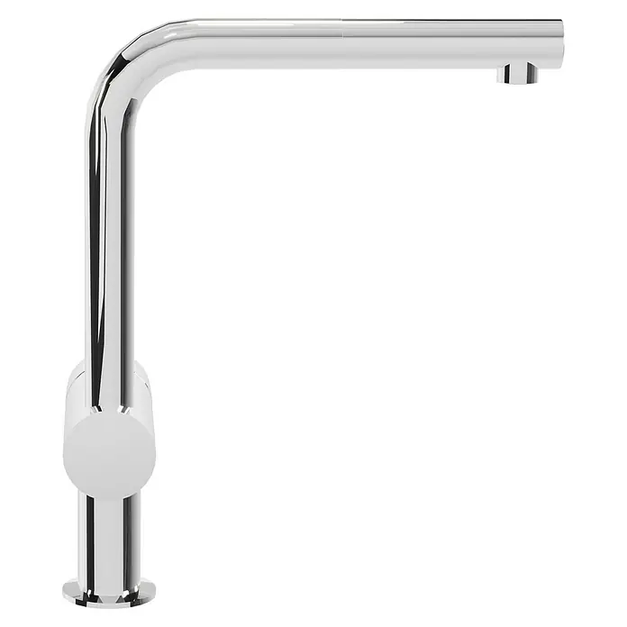 Grohe Spültischarmatur Minta - L-Auslauf, Chrom, Glänzend, Ausziehbar - Eine moderne Chrom-Waschtischarmatur mit klaren Linien und minimalistischem Design. Ideal für ein stilvolles Badezimmer.