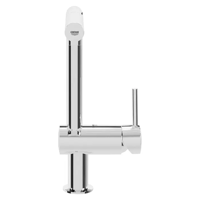 Grohe Spültischarmatur Minta - L-Auslauf, Chrom, Glänzend, Ausziehbar