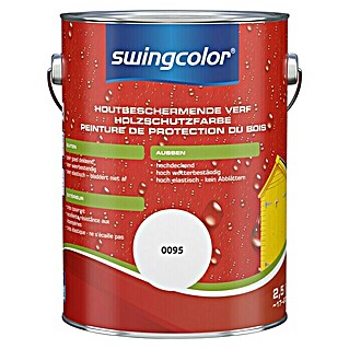 swingcolor Houtbeschermende verf Wit (Wit, 2,5 l, Zijdeglans)