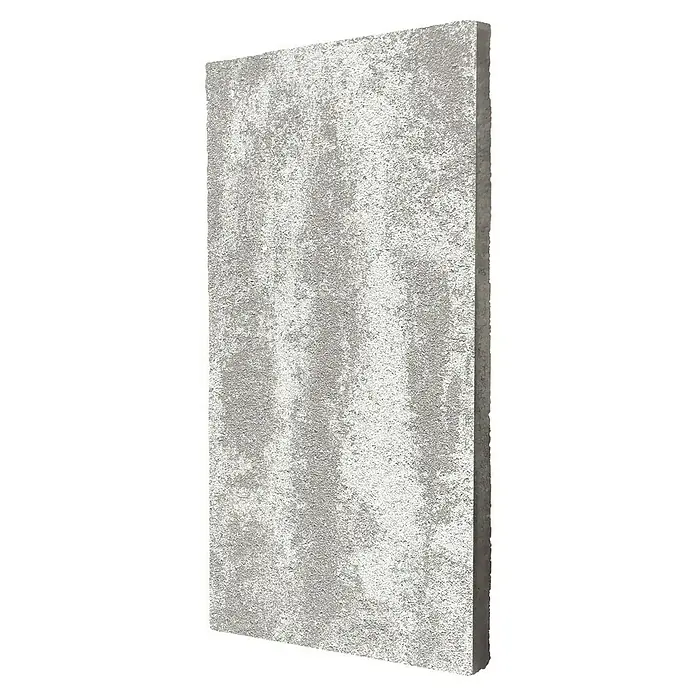 Terrassenplatte Industrial - 80 x 40 x 4 cm, Silver, Beton - Eine graue Betonsteinplatte mit rauer Oberfläche, ideal für moderne Garten- und Landschaftsgestaltung. Robuste und stilvolle Wahl.
