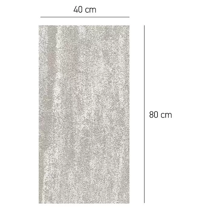 Terrassenplatte Industrial - 80 x 40 x 4 cm, Silver, Beton - Skizze