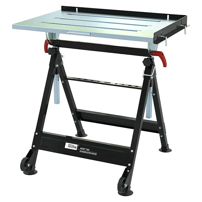 Güde Schweißtisch MSKT 760 - L x B: 760 x 500 mm - Der Güde MSKT 760 Schweißtisch ist robust und ideal für professionelle Schweißarbeiten. Mit Rädern für Flexibilität.