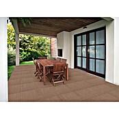 Terrassenplatte Wood (50 x 50 x 4 cm, Brown, Beton) | BAUHAUS