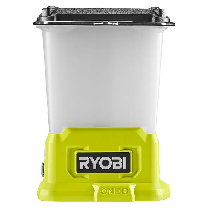 Ryobi ONE+ LED-Leuchte RLL18-0 - 850 lm, Ohne Akku - RYOBI ONE+ Akku-Laterne, ideal für Camping und Werkstatt. Die robuste und tragbare Lampe bietet helles, gleichmäßiges Licht für verschiedene Anwendungen.