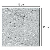 Terrassenplatte Rustica (40 x 40 x 4 cm, Perla, Beton) | BAUHAUS