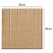 Terrassenplatte Wood (50 x 50 x 4 cm, Beige, Beton) | BAUHAUS