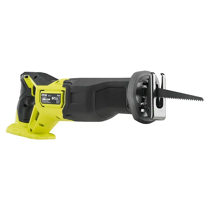 Ryobi ONE+HP Akku-Säbelsäge RRS18X-0 - 18 V, Hublänge: 32 mm, Ohne Akku - Die RYOBI ONE+ Akku-Säbelsäge ist ein leistungsstarkes Werkzeug für vielfältige Sägearbeiten. Das Gerät ist robust und bietet kabellose Flexibilität.