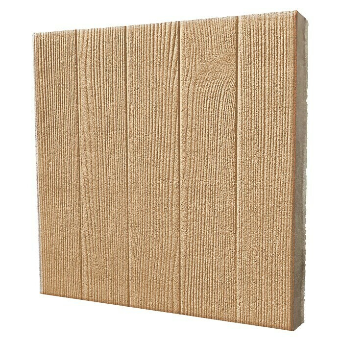 Terrassenplatte Wood (50 x 50 x 4 cm, Beige, Beton) | BAUHAUS