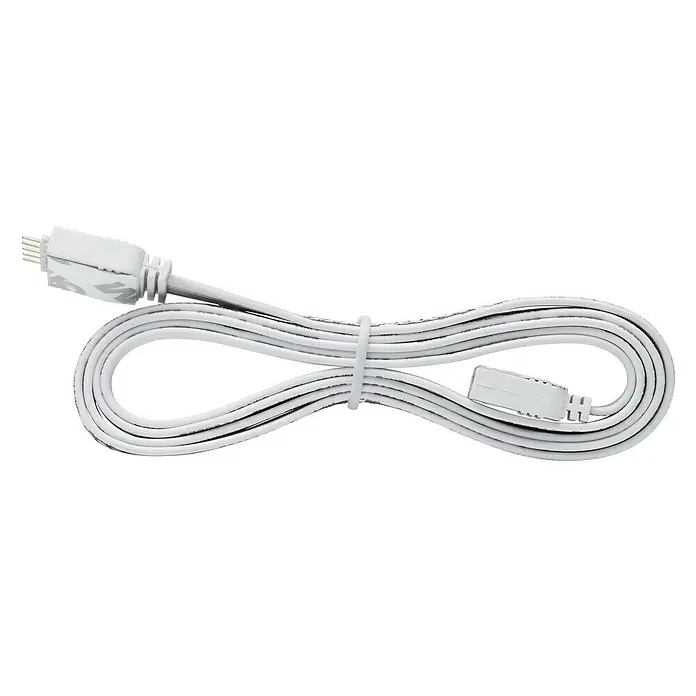 Paulmann MaxLED Cable de conexión MaxLED Flex-Connector - 100 cm - Cable de extensión de luz LED blanco con conectores en ambos extremos, ordenado en forma de ocho para su almacenamiento.