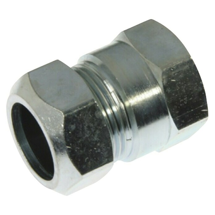 VSH Koppeling Binnendraad 107 (Diameter: 15 mm, ½″, Messing, Verzinkt) | BAUHAUS