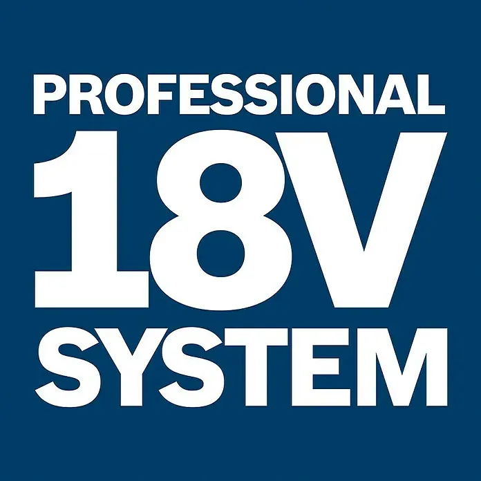 Bosch Professional AMPShare 18V Akku-Säbelsäge GSA 18 V-LI - 18 V, Ohne Akku, Leerlaufhubzahl: 0 /min - 2.700 /min - Professionelles 18V-System Logo.