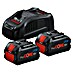 Bosch Professional AMPShare 18V Akku & Ladegerät Starter-Set 2 x ProCore 18 V/5,5 Ah & 1 x GAL 1880 CV 