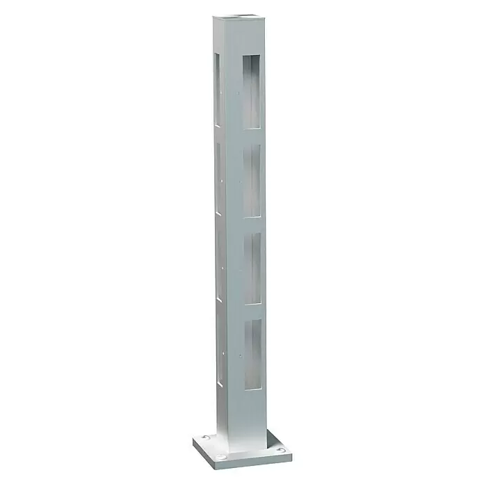 Recal Zaunpfosten KarlsdalHöhe: 74,5 cm, Eckpfosten, Natur eloxiert, Aluminium