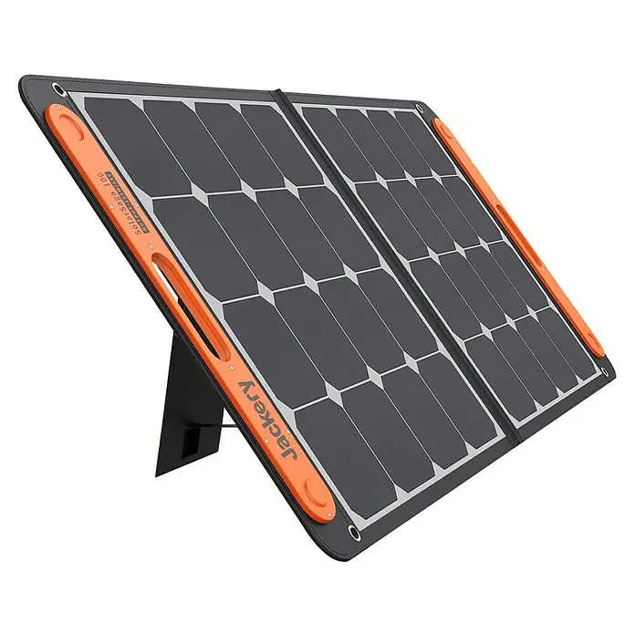 Jackery Colector luz solar Saga - 100 W, 122 x 53,5 cm - Panel solar Jackery SolarSaga 100, plegable para fácil transporte. Ideal para camping y actividades al aire libre.