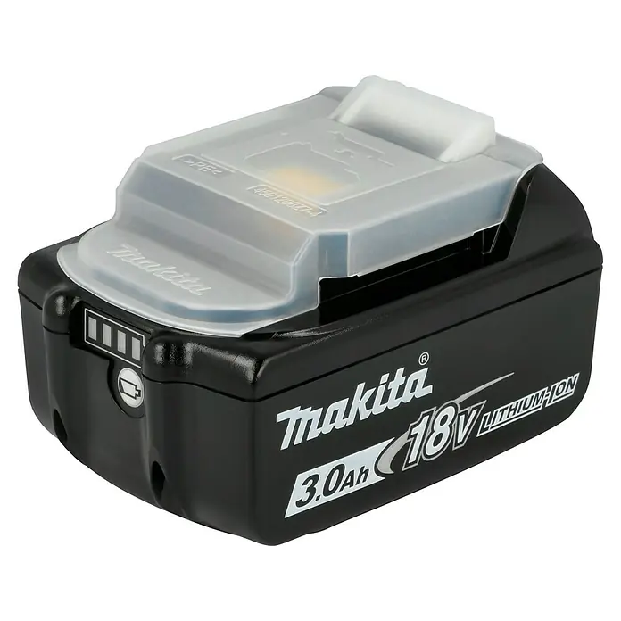 Makita LXT 18V Akku & Ladegerät Power Source Kit - 2 Akkus, 18 V, Li-Ionen, 3 Ah - Makita 18V 3.0Ah Lithium-Ionen-Akku, ideal für Werkzeuge. Kompakt, langlebig & bietet zuverlässige Leistung für verschiedene Anwendungen.