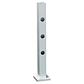 Recal Zaunpfosten Hindsen (Höhe: 74,5 cm, Endpfosten, Natur eloxiert, Aluminium)