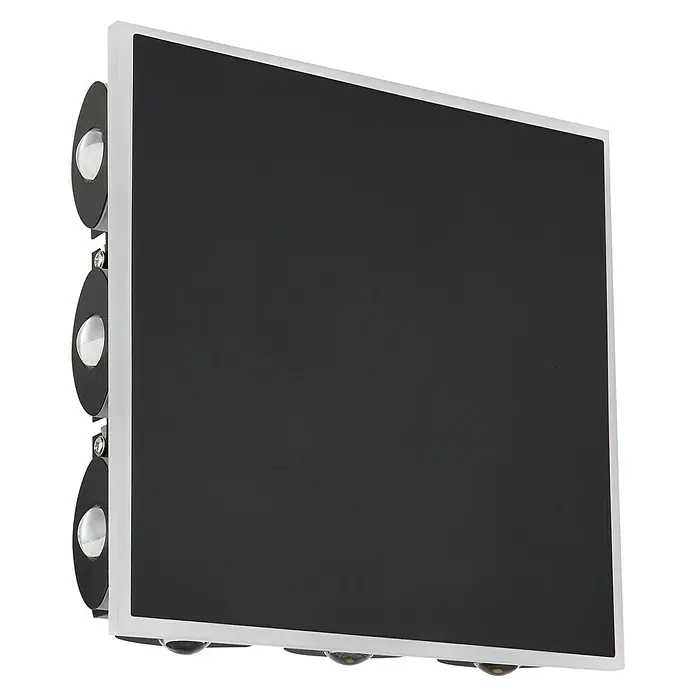 Globo Wandleuchte SAIDY - 12 W, Schwarz-matt, Sonstige - Wandleuchte mit minimalistischem Design und integrierten LED-Leuchten für eine moderne Beleuchtung im Innenbereich.