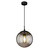 Globo Pendelleuchte rund BLAMA (40 W, Ø x H: 25 x 120 cm, Schwarz-matt, E27) | BAUHAUS