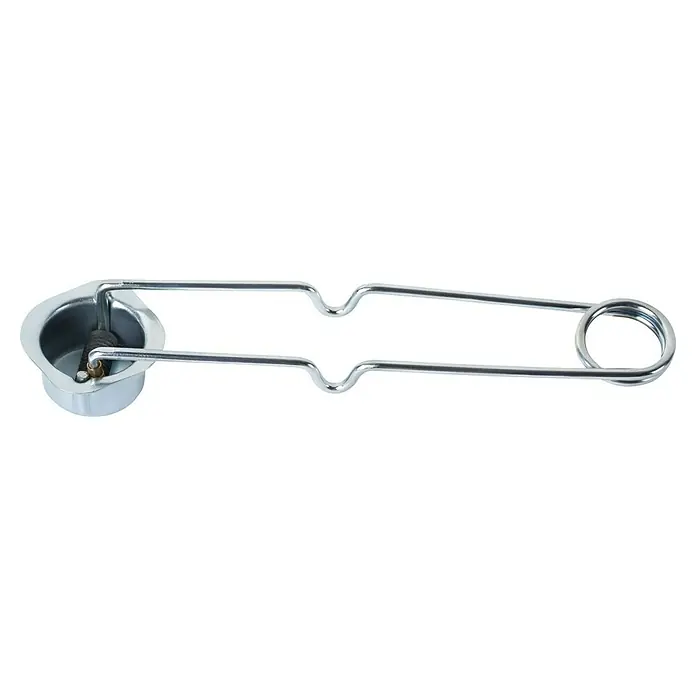 Rothenberger Industrial Sicherheits-Topfanzünder - Geeignet für: Anwärmbrenner - Ein Feuerzeug mit einem Becher, in dem sich ein Zündstein befindet und einer Metallhalterung zum Zünden.