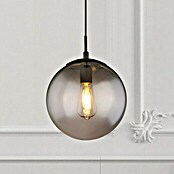 Globo Pendelleuchte rund BLAMA (40 W, Ø x H: 25 x 120 cm, Schwarz-matt, E27) | BAUHAUS