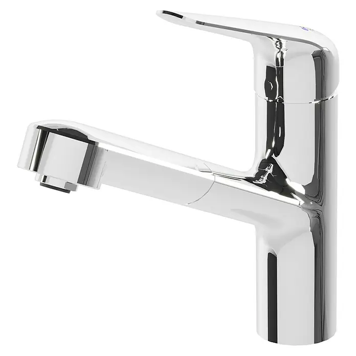 Hansgrohe Focus M41 Spültischarmatur Focus M42 - Chrom, Glänzend - Glänzender Chrom-Wasserhahn mit modernem Design. Ideal für Küche oder Bad, bietet dieser Wasserhahn Stil und Funktionalität.