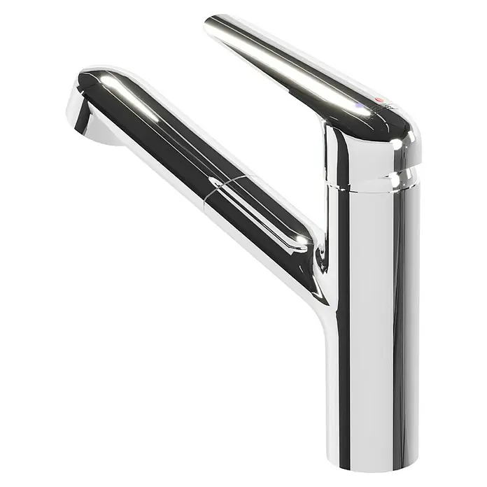 Hansgrohe Focus M41 Spültischarmatur Focus M42 - Chrom, Glänzend - Glänzender Wasserhahn mit schlankem Design und eleganter Oberfläche, ideal für moderne Badezimmer.