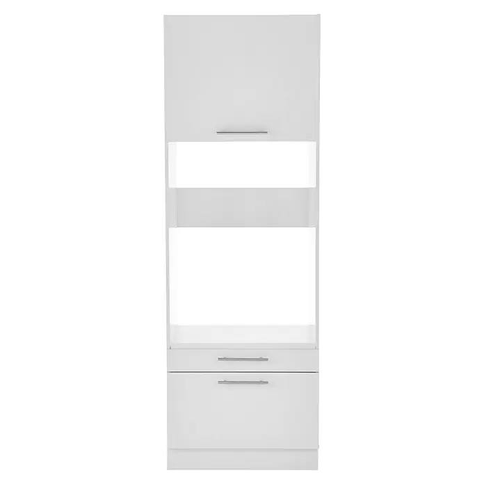 Respekta Waschmaschinenschrank ClaraL x B: 67,6 x 184,8 cm, Weiß, Mit zwei Waschmaschinenschränke & Hochschrank