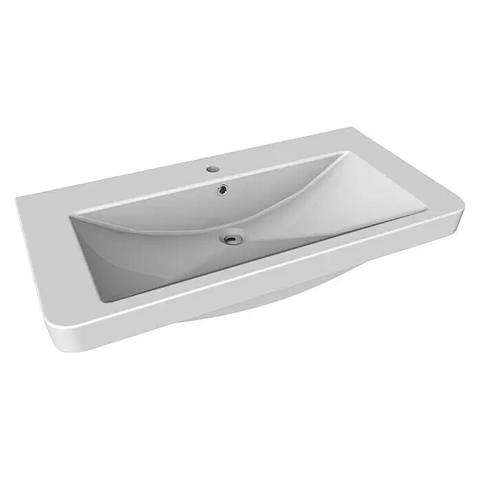 Lanzet K2 Einbauwaschbecken94 x 48 cm, Weiß