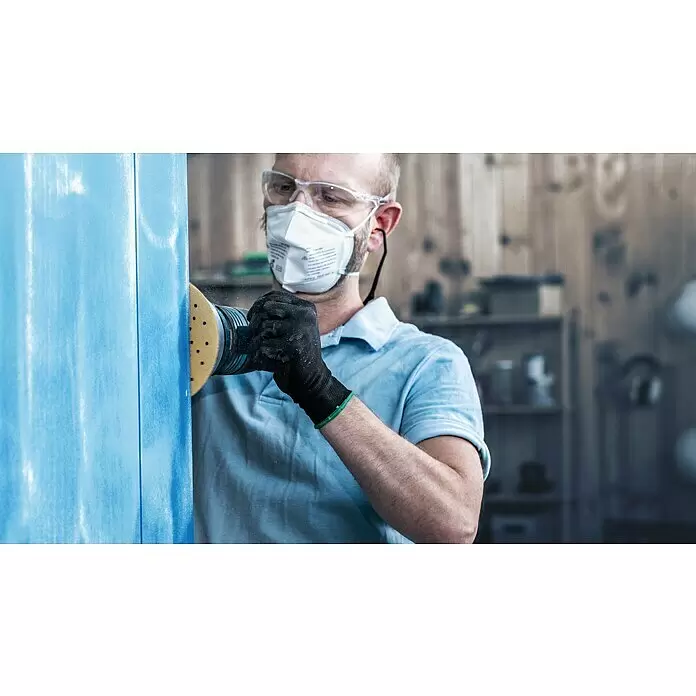 Bosch Expert Haftschleifscheiben C470 - Durchmesser: 225 mm, Körnung: 80, 5 Stk. - Anwendungsbeispiel