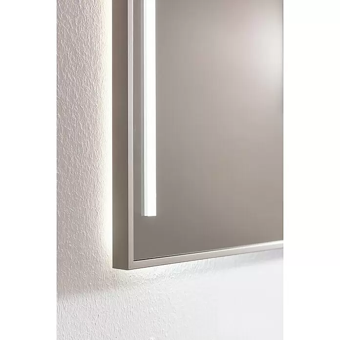 Camargue Nature Badmöbel-Set NA101D - 100 cm, Weiß, 2 Hahnlöcher - Detailaufnahme