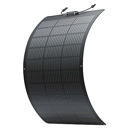 EcoFlow Solarmodul Flexible Full Black (Nennleistung: 100 W, L x B x H: 105 x 61,2 x 2,5 cm, Wirkungsgrad Solarzelle: 23 %)