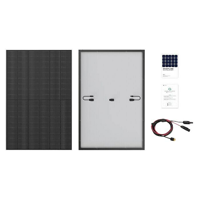 EcoFlow Solarmodul-Set Full Black (800 W, L x B x H: 172 x 113 x 3,5 cm, Wirkungsgrad Solarzelle: 23 %) | BAUHAUS