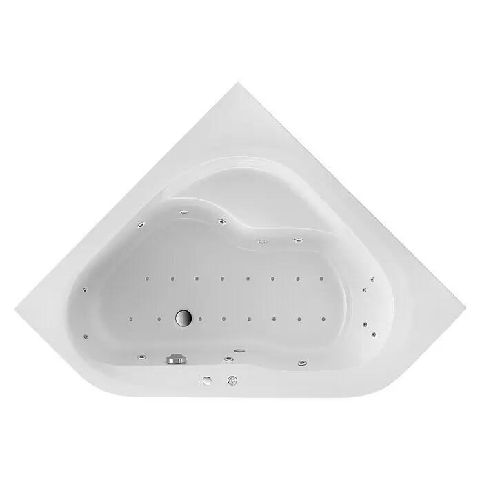 Ottofond Whirlpool Tampa135 x 135 cm, Sanitäracryl, Weiß, Exklusiv