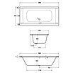 Ottofond Whirlpool Palermo (180 x 80 cm, Sanitäracryl, Weiß, Komfort) | BAUHAUS