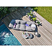 Sunfun Loungemöbel-Set modular mit Beistelltisch Envy (6 -tlg., Grau/Schwarz, 2 Ecken; 1 Mitte; 3 Tische) | BAUHAUS