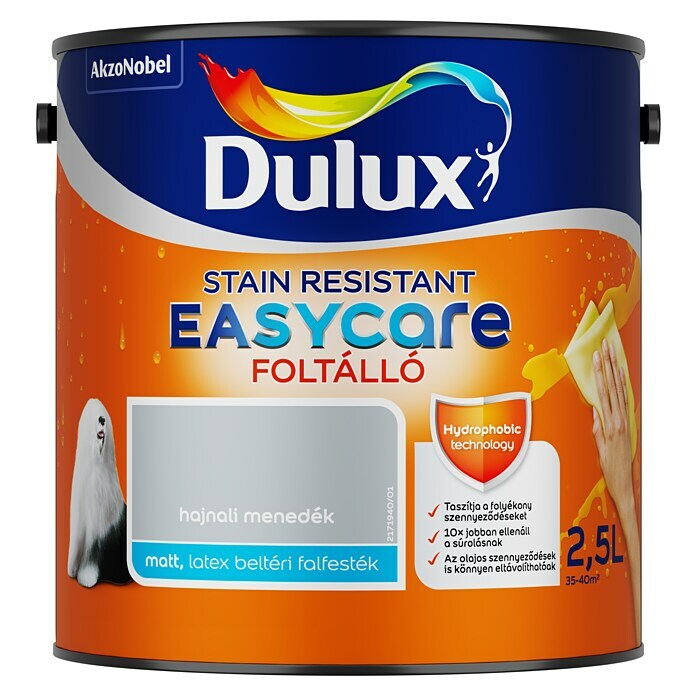 Dulux Boja za zid Easycare  (Absolute Fog, Mat, 2,5 l) | BAUHAUS