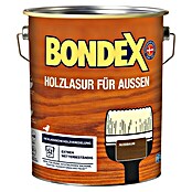 Bondex Holzlasur für Außen (Nussbaum, Seidenmatt, 4 l, Lösemittelbasiert)